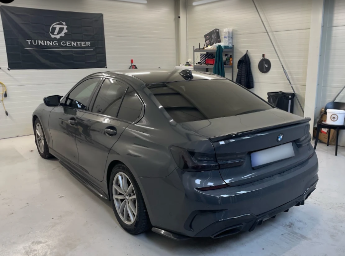 BMW efter arbete hos Tuning Center i Kumla